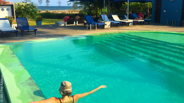 Les piscines de votre écolodge pour un séjour yoga et détente